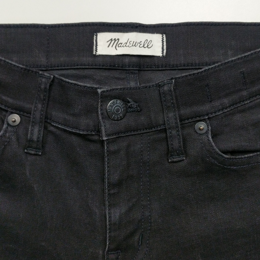 Madewell Black Skinny Skinny Jeans High Rise 28